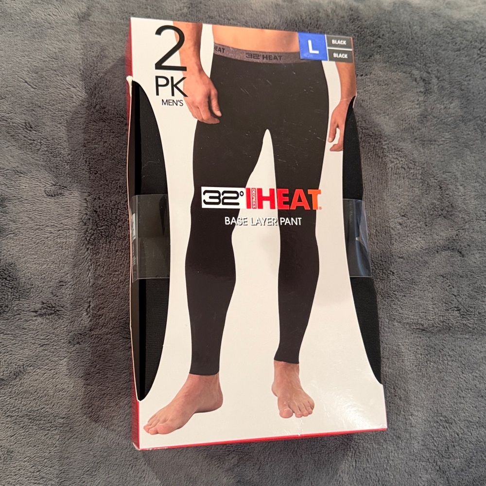 NWT 32 Degree Heat Base Layer Pants (2 Pack)